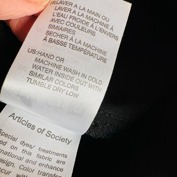 Articles of Society Womens Sarah Release Hem Skinny Fit Black Jeans Size 26 - Picture 10 of 13